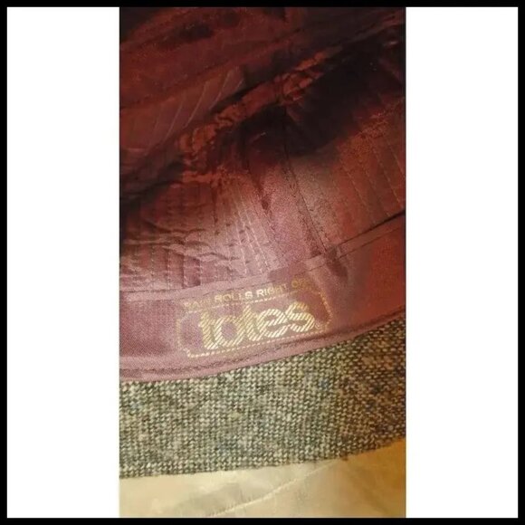 Men's Stingy Brim Fedora, Vintage Tweed Totes Hat - Picture 5 of 12